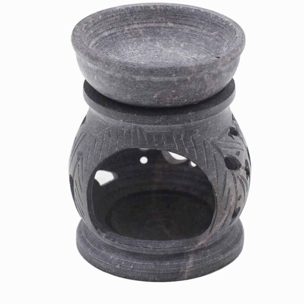 Quemador de aceite pequeño de esteatita 8cm - Om - Imagen 3