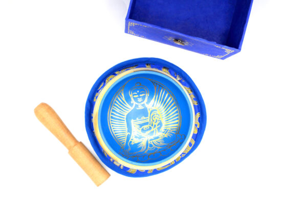 Cuenco tibetano set - Medicina Buda 10cm (min 500gm) - Imagen 2