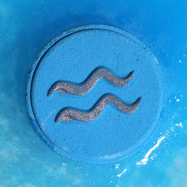 Set de Bombas de Baño del Horóscopo - Acuario - Imagen 2