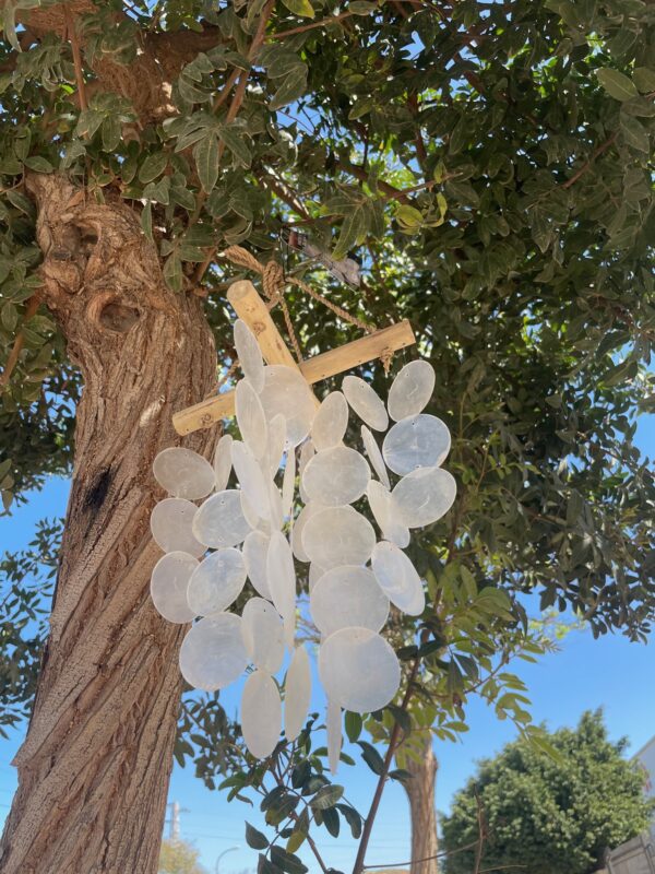 Carillón de madera - Cruz - Perla - Imagen 3