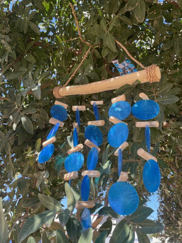 Carillón de madera flotante - Azul - Imagen 2