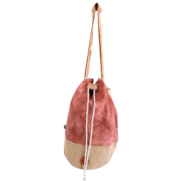 Mochila 100% Natural - Efecto Lavado Terracota - Hamsa - Imagen 2