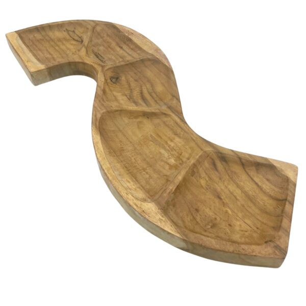 Cuenco de Madera Teca - Forma de serpiente (aprox. 55cm) - Imagen 2