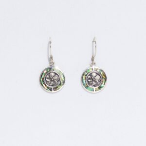 Pendientes de Concha y Plata - Frangipani - Abalón