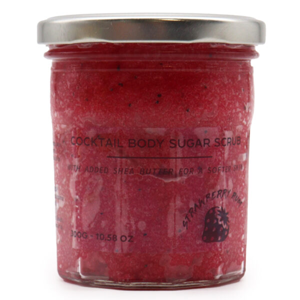 Exfoliante corporal de azúcar perfumado - Ron de fresa 300g - Imagen 3