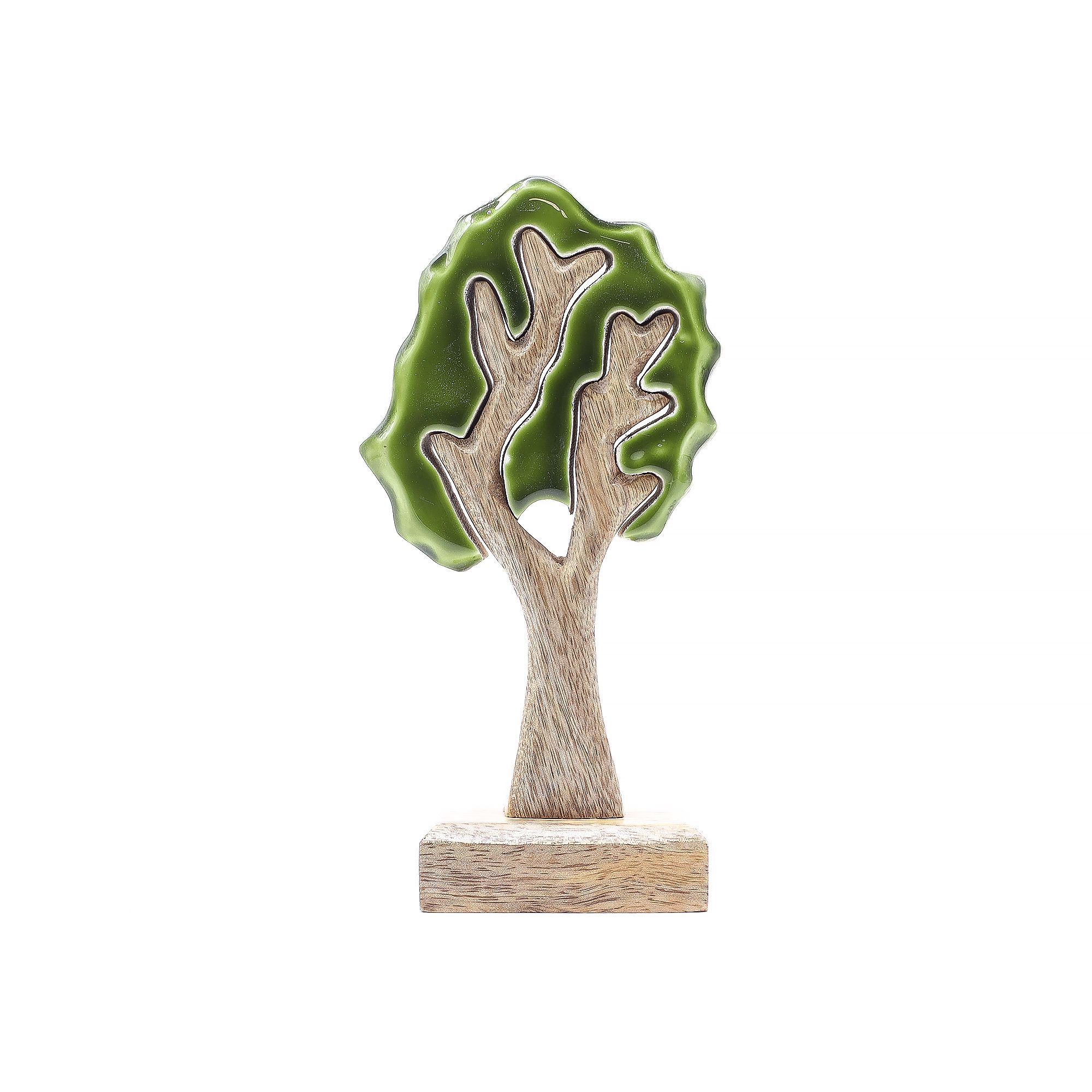 Perdido en el bosque - Decoración de madera 3D de un solo árbol - 20x10cm - Imagen 8