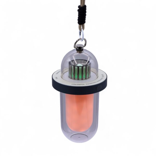 Lámpara con efecto de llama exterior - USB blanco - C recargable - Multicolor - Imagen 4