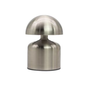 Lámpara táctil - Cúpula Champiñón Plateada - USB (C) - Recargable (400 Vatios)