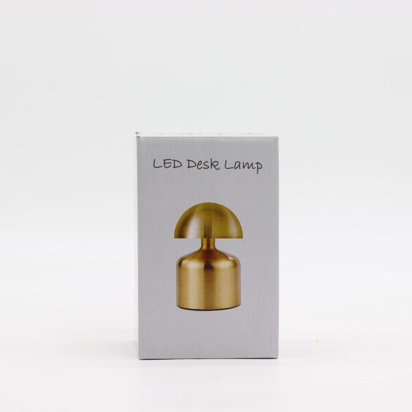 Lámpara táctil - Cúpula Champiñón Plateada - USB (C) - Recargable (400 Vatios) - Imagen 3