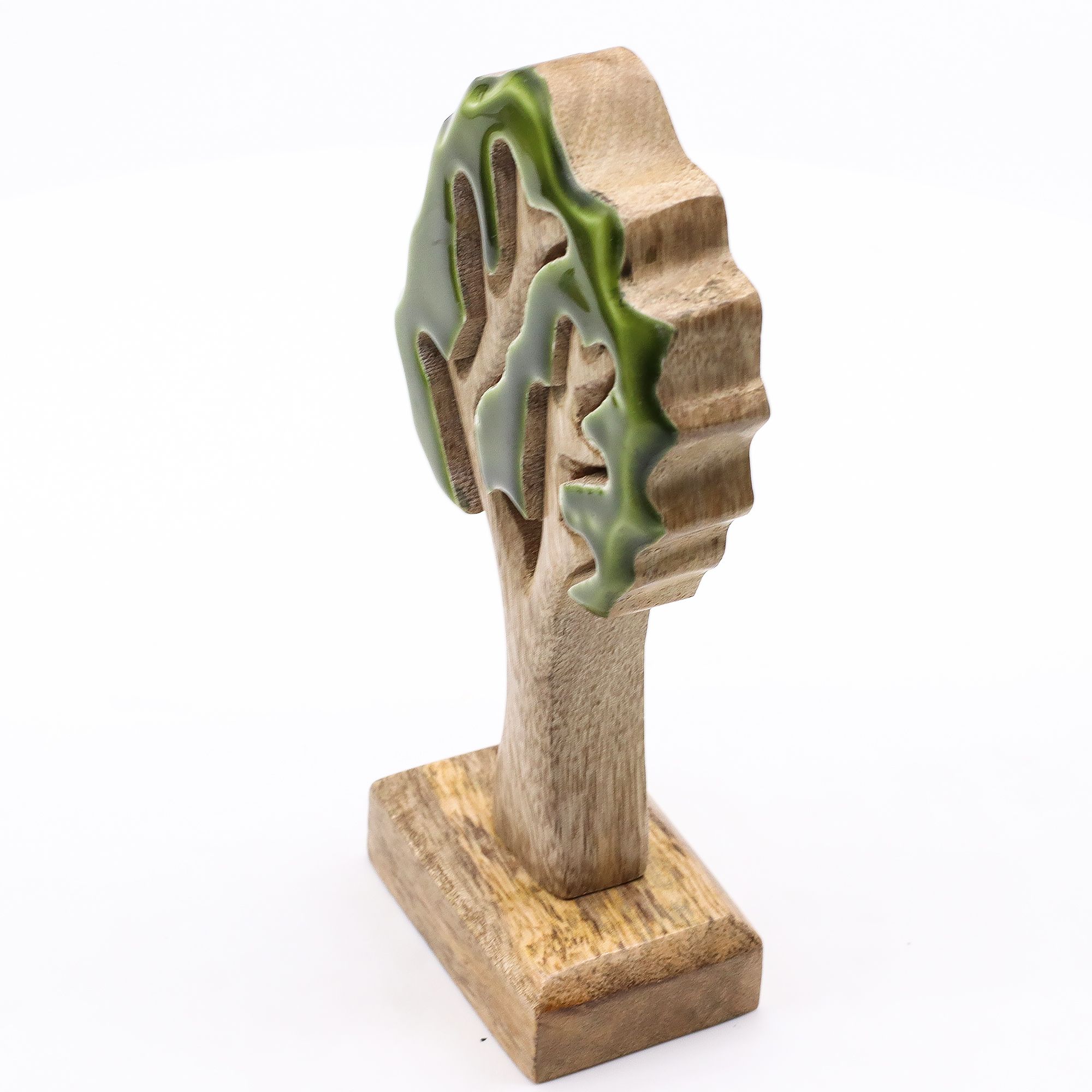 Perdido en el bosque - Decoración de madera 3D de un solo árbol - 20x10cm - Imagen 6