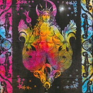 Arte mural de algodón - Sirena