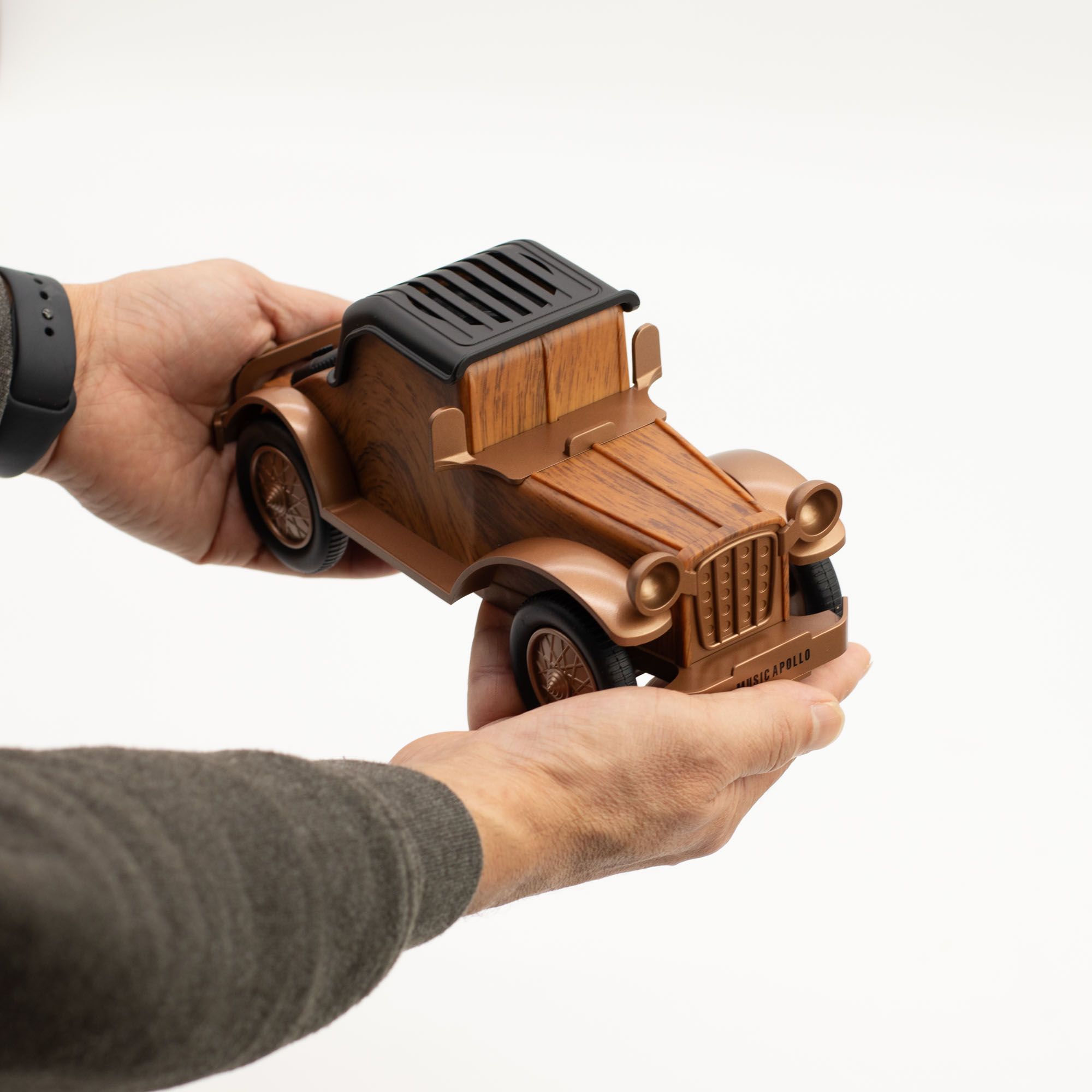 Altavoz clásico para coche vintage y soporte para teléfono - Bluetooth - 5 vatios - Imagen 8